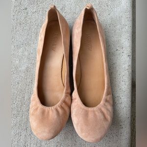J.Crew suede flats size 7.5